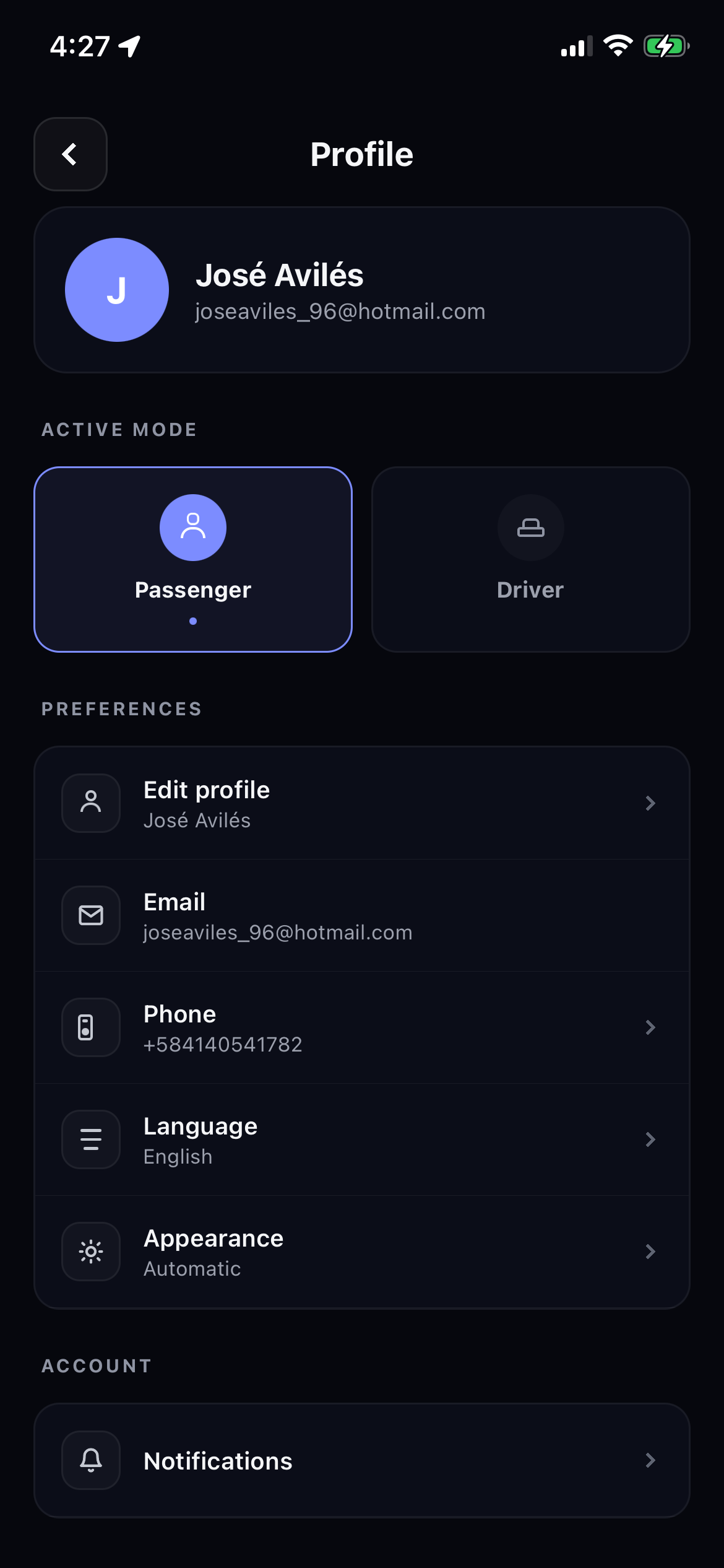 Chute app screenshot 3